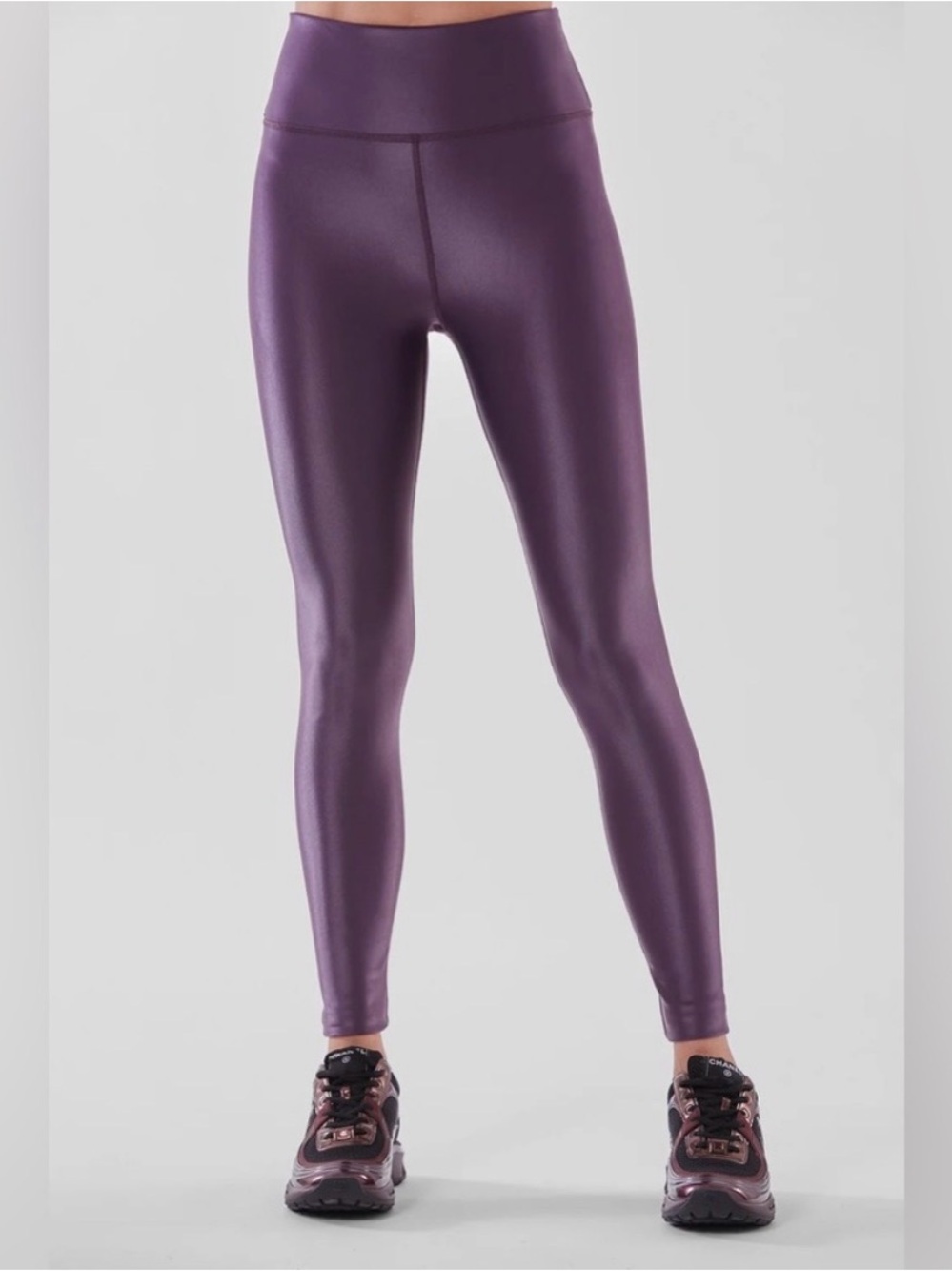 Noli High-Waist Purple Liquid Leggings - Women